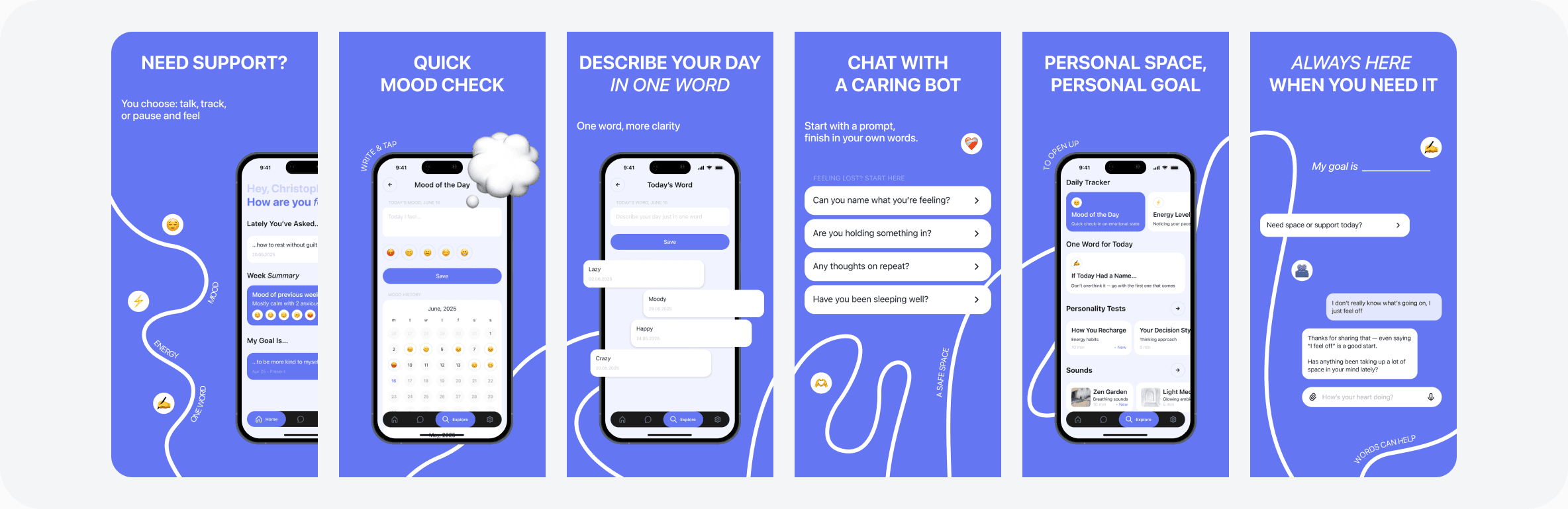 ai psychologist app store screenshots