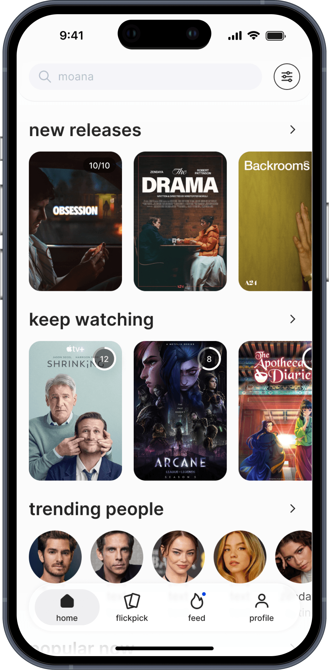 flicko mobile mockup