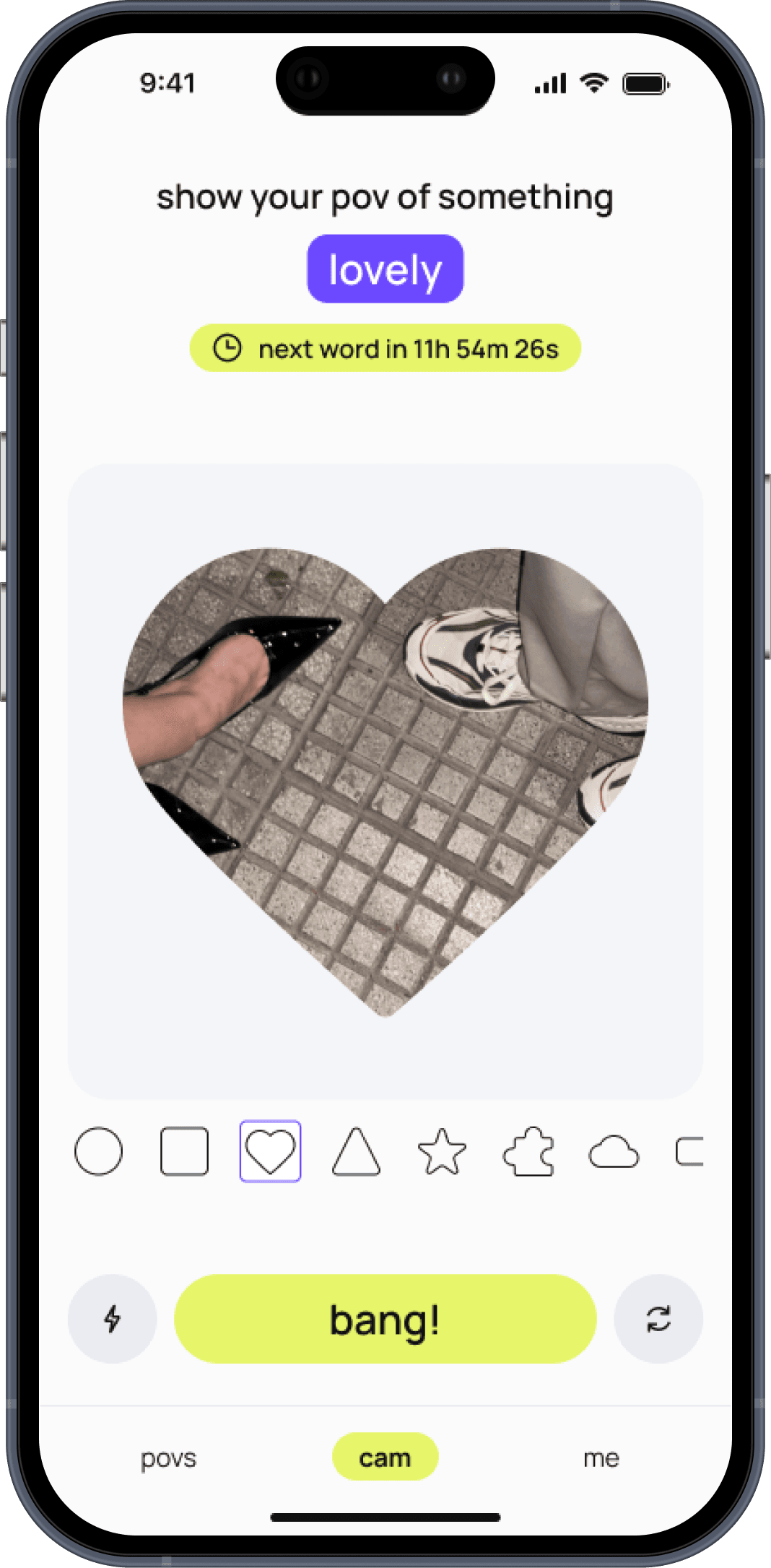 povee mobile mockup